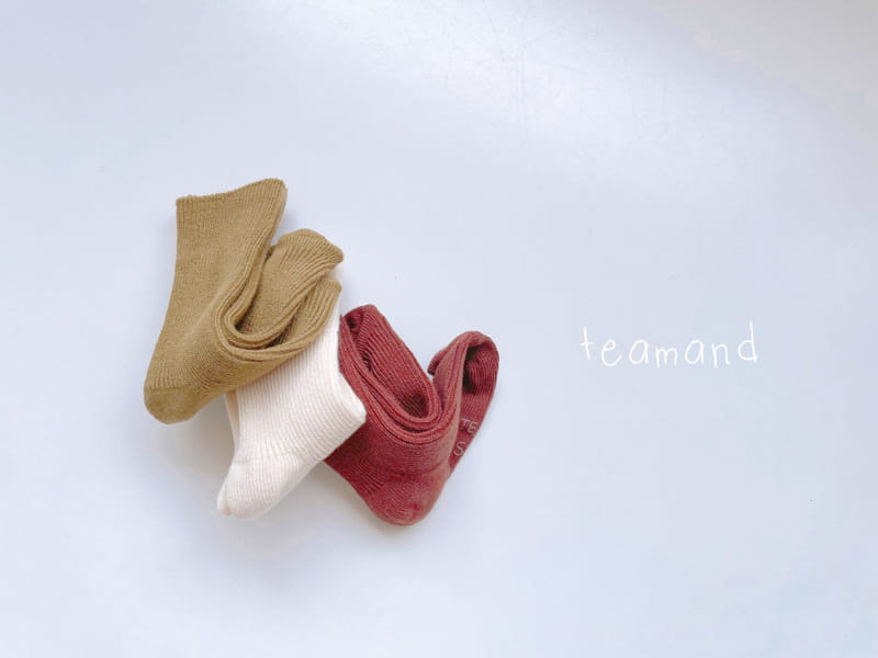 Teamand - Korean Children Fashion - #prettylittlegirls - Tartr Socks Set With Adult - 7