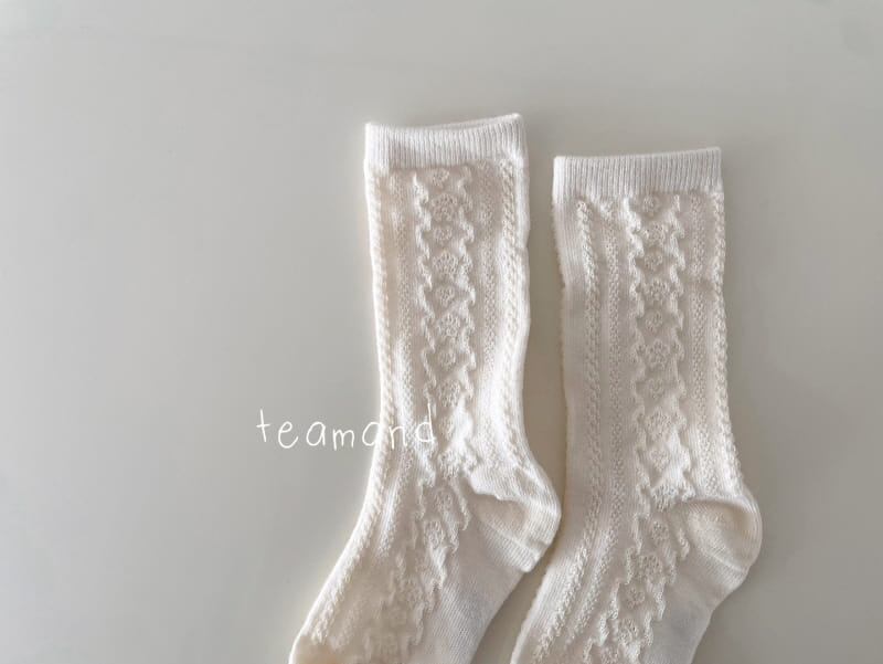 Teamand - Korean Children Fashion - #prettylittlegirls - Grandma Lace Socks Set - 8