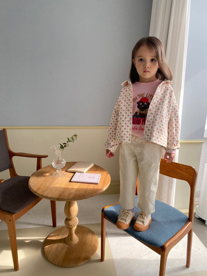 The Little Ove - Korean Children Fashion - #designkidswear - Mini Button Span Pants - 4