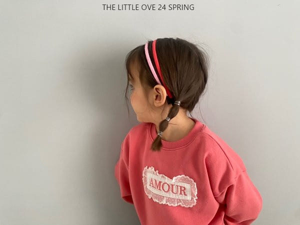 The Little Ove - Korean Children Fashion - #littlefashionista - Amour Sweatshirt - 2