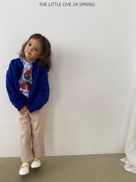 The Little Ove - Korean Children Fashion - #magicofchildhood - Flower Straight Pants - 7
