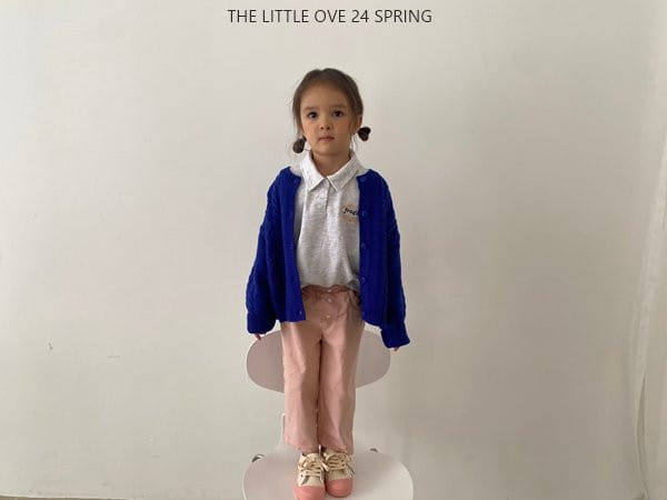 The Little Ove - Korean Children Fashion - #littlefashionista - Embroidery Collar Sweatshirt - 4