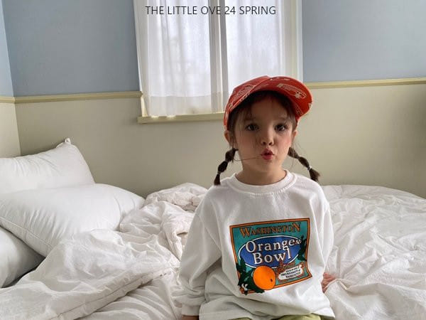 The Little Ove - Korean Children Fashion - #prettylittlegirls - Orange Tee - 8