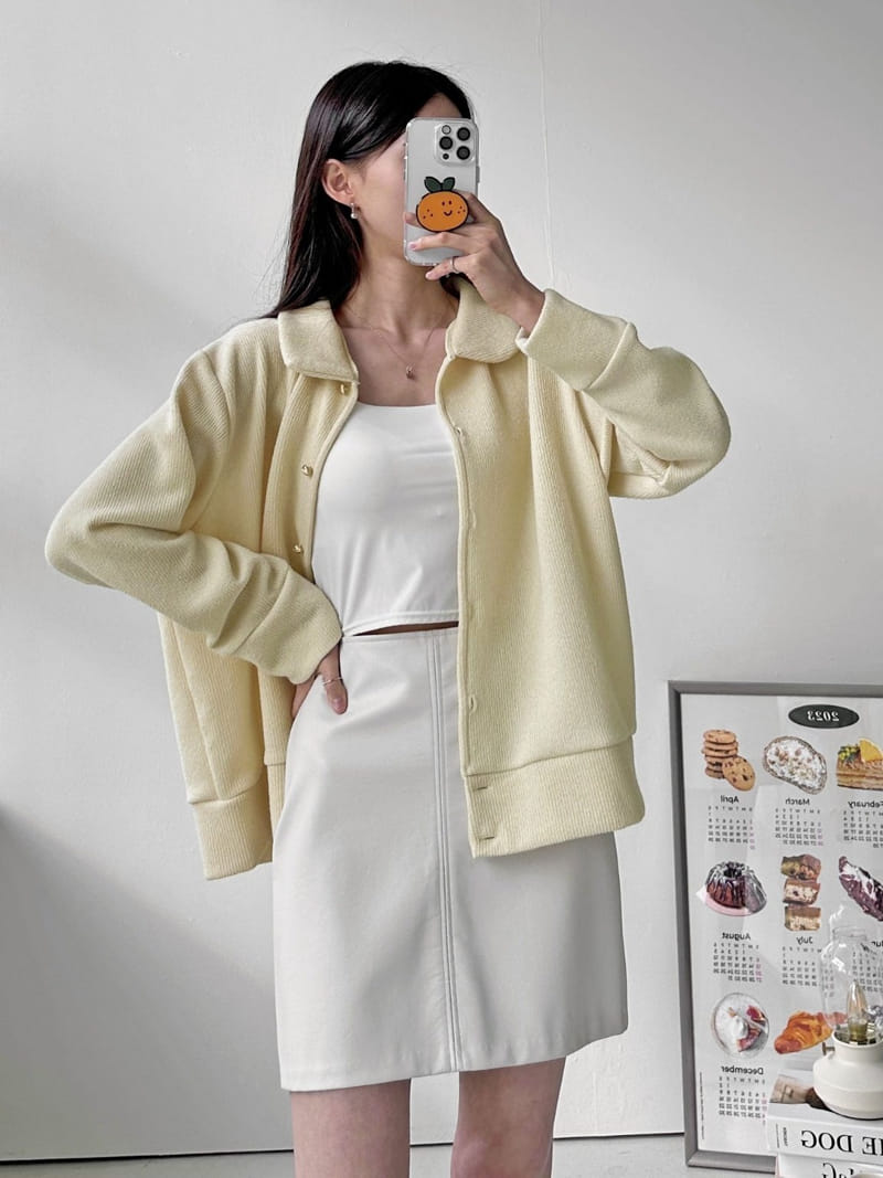 Theggllim - Korean Women Fashion - #momslook - Circle Collar Cardigan  - 7