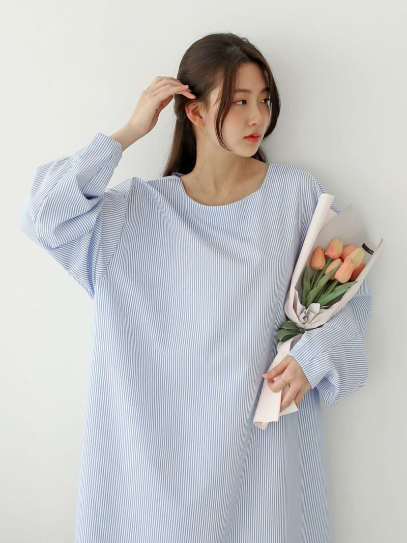 Theggllim - Korean Women Fashion - #momslook - Ann ST One-Piece - 2