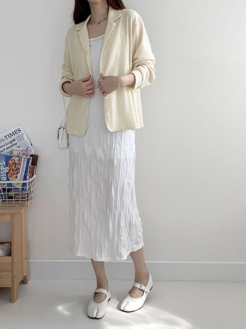 Theggllim - Korean Women Fashion - #romanticstyle - Jaca Cardigan Jacket - 2