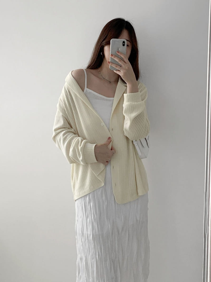 Theggllim - Korean Women Fashion - #shopsmall - Jaca Cardigan Jacket - 3