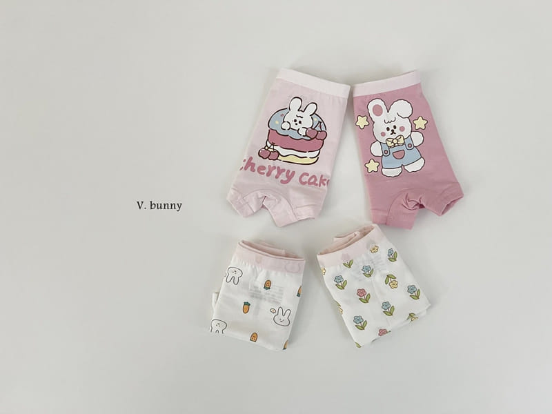 V Bunny - Korean Children Fashion - #kidsstore - Cherry Underwear - 3
