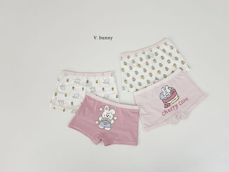 V Bunny - Korean Children Fashion - #toddlerclothing - Cherry Underwear - 11