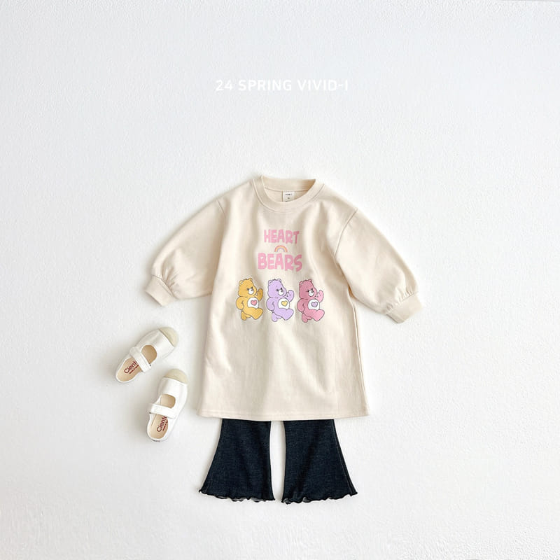 Vivid I - Korean Children Fashion - #childofig - Heart Bear One-Piece - 9