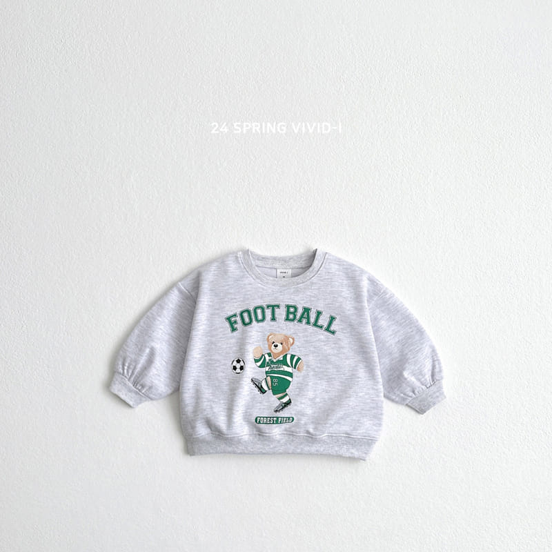 Vivid I - Korean Children Fashion - #prettylittlegirls - Soccer Bear Sweatshirt - 4