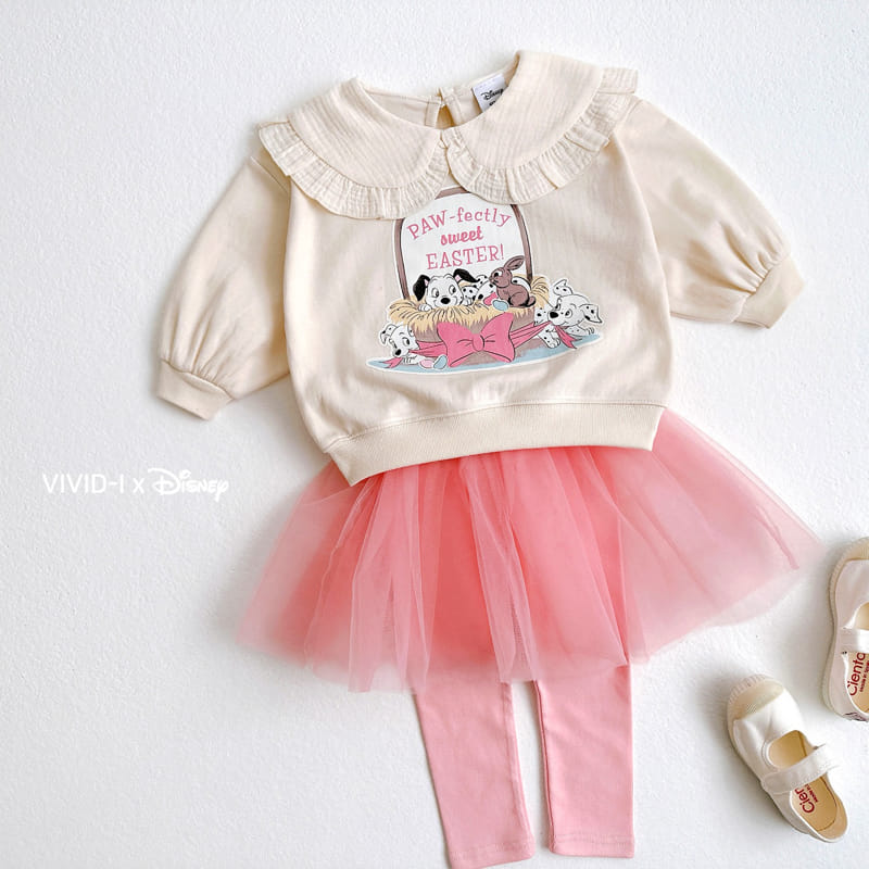 Vivid I - Korean Children Fashion - #childofig - Dalmatian Collar Sweatshirt - 7