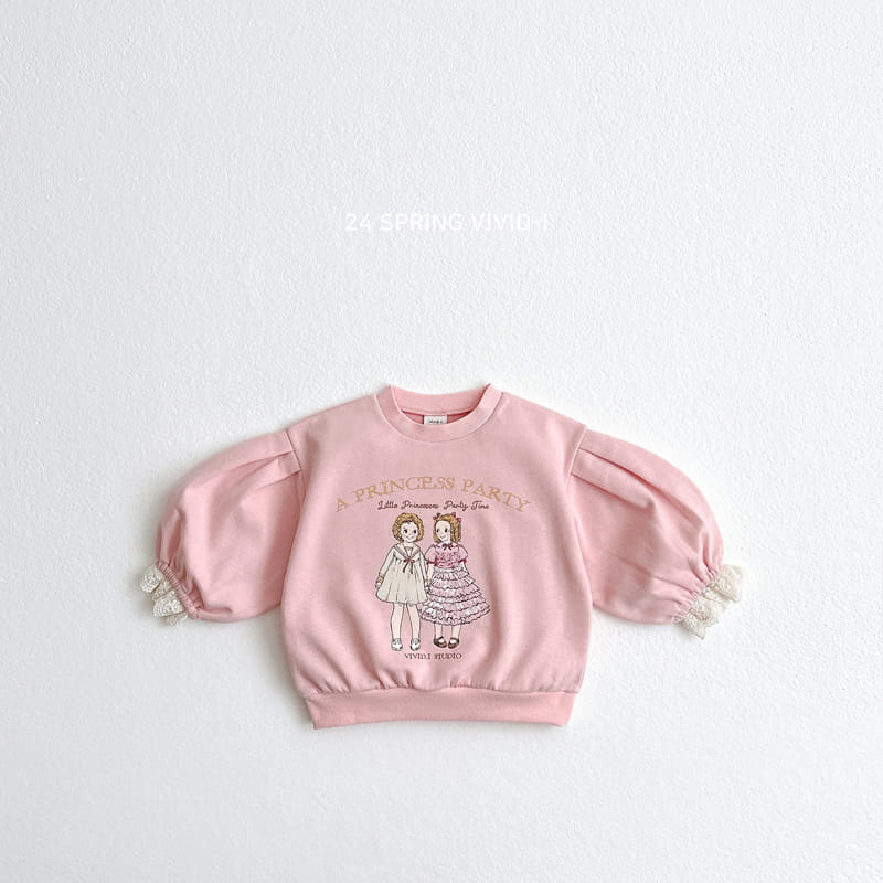 Vivid I - Korean Children Fashion - #childofig - Lace Sleeve Sweatshirt - 5