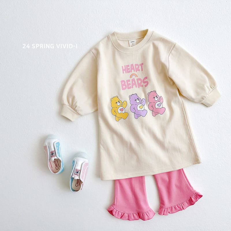Vivid I - Korean Children Fashion - #childrensboutique - Heart Bear One-Piece - 10