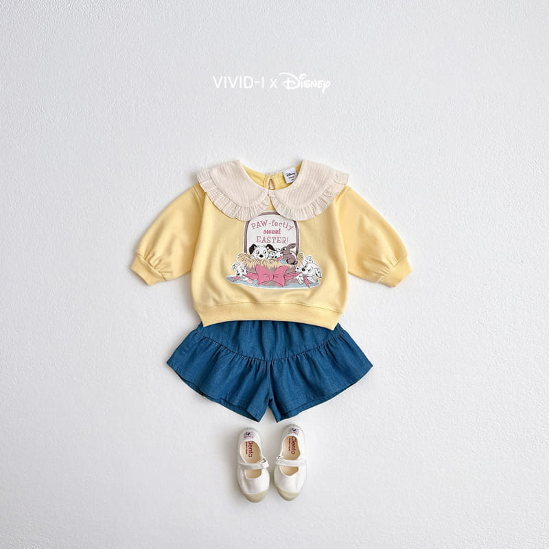 Vivid I - Korean Children Fashion - #childrensboutique - Haeji Denim Skirt Pants - 10