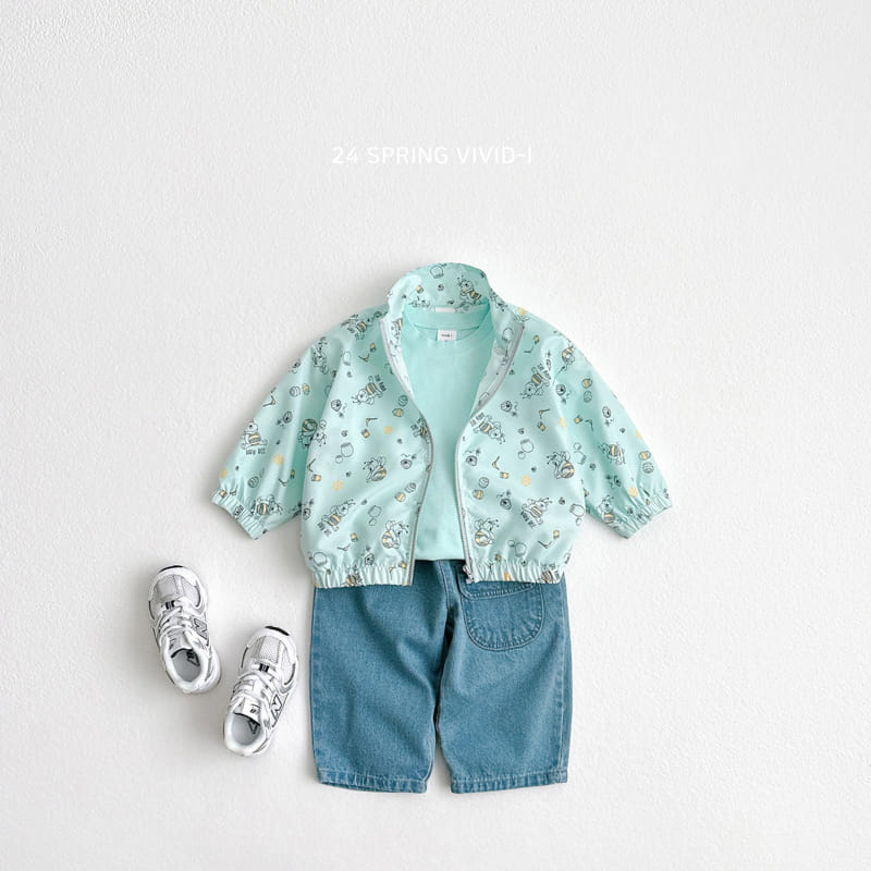 Vivid I - Korean Children Fashion - #designkidswear - Pocket Denim Pants - 6