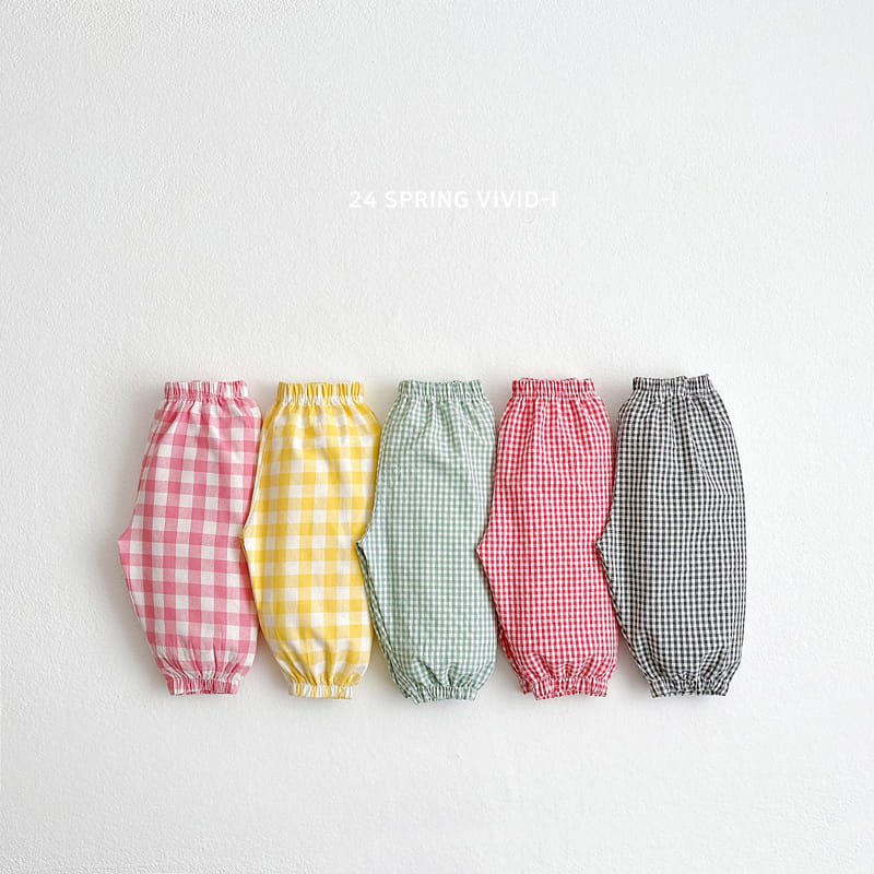 Vivid I - Korean Children Fashion - #designkidswear - Spring Check Check Jogger