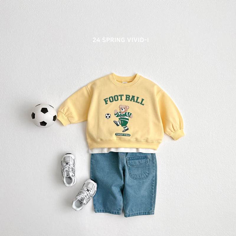 Vivid I - Korean Children Fashion - #designkidswear - Soccer Bear Sweatshirt - 7