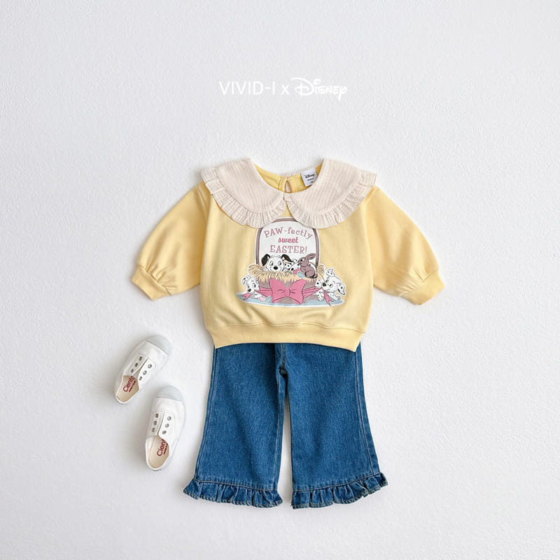 Vivid I - Korean Children Fashion - #designkidswear - Dalmatian Collar Sweatshirt - 9