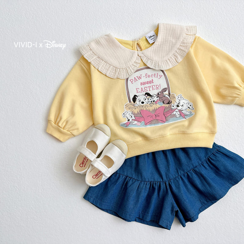 Vivid I - Korean Children Fashion - #designkidswear - Haeji Denim Skirt Pants - 11