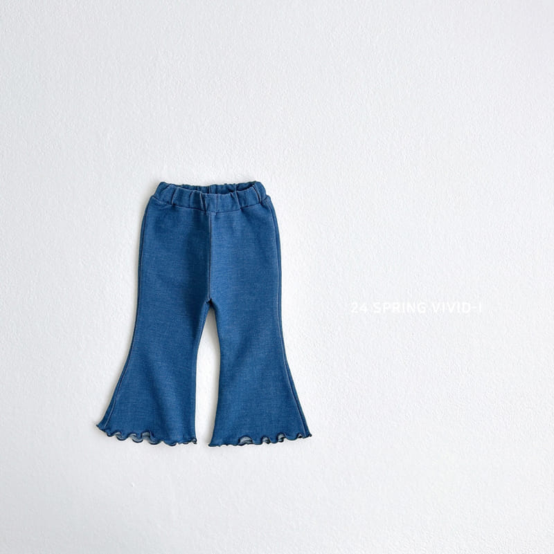 Vivid I - Korean Children Fashion - #designkidswear - Indigo Wide Pants - 2