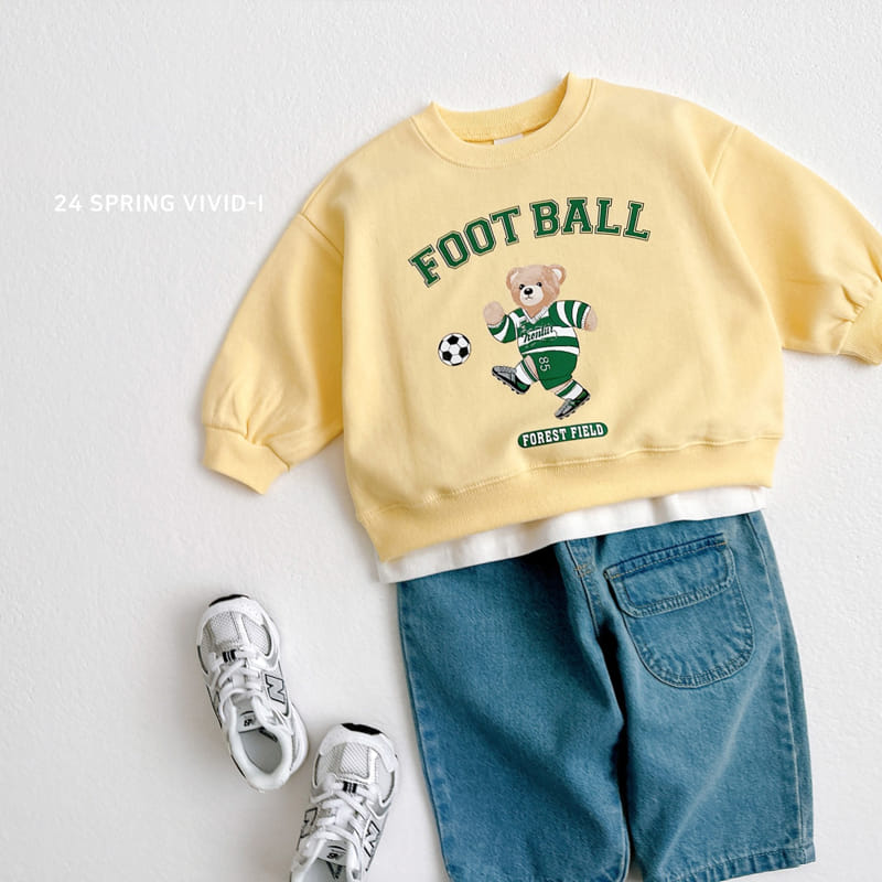 Vivid I - Korean Children Fashion - #discoveringself - Soccer Bear Sweatshirt - 8