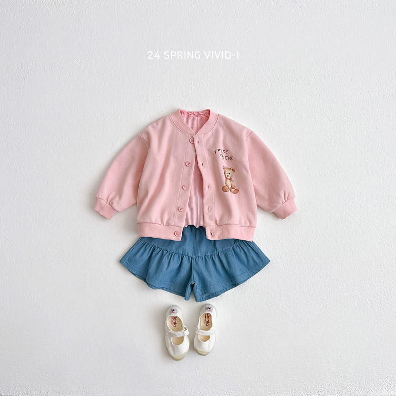 Vivid I - Korean Children Fashion - #designkidswear - Daily Rib Terry Tee - 4