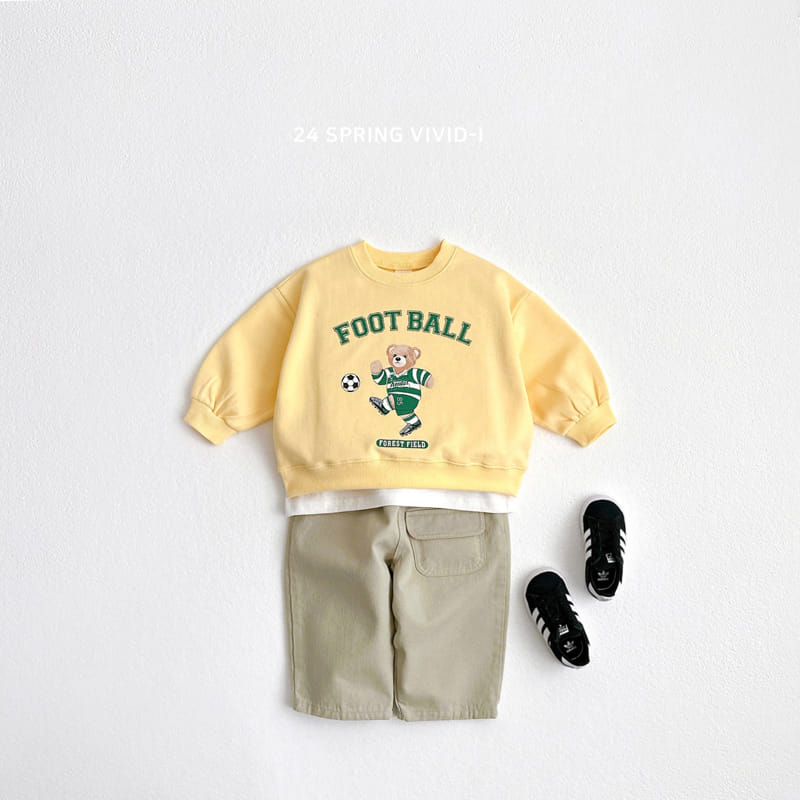 Vivid I - Korean Children Fashion - #fashionkids - Soccer Bear Sweatshirt - 9