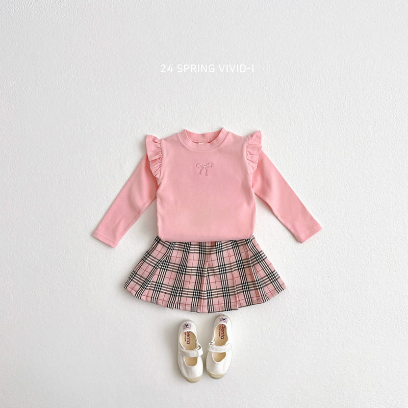 Vivid I - Korean Children Fashion - #fashionkids - London Check Skirt - 11