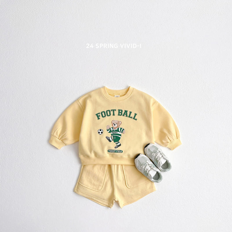 Vivid I - Korean Children Fashion - #kidsshorts - Soccer Bear Sweatshirt - 10