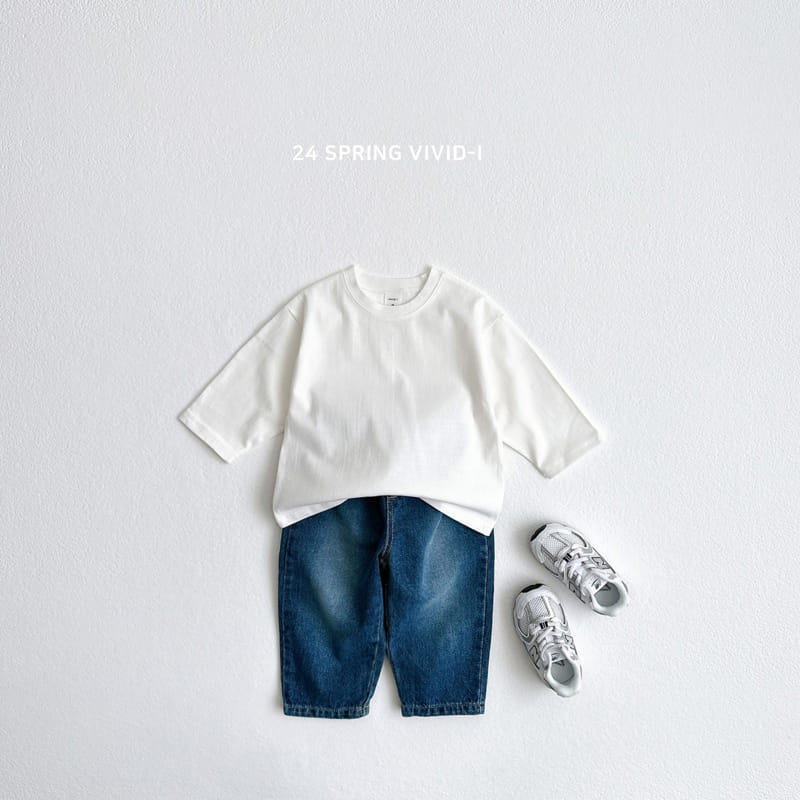 Vivid I - Korean Children Fashion - #kidsshorts - Muzi Box Tee - 4