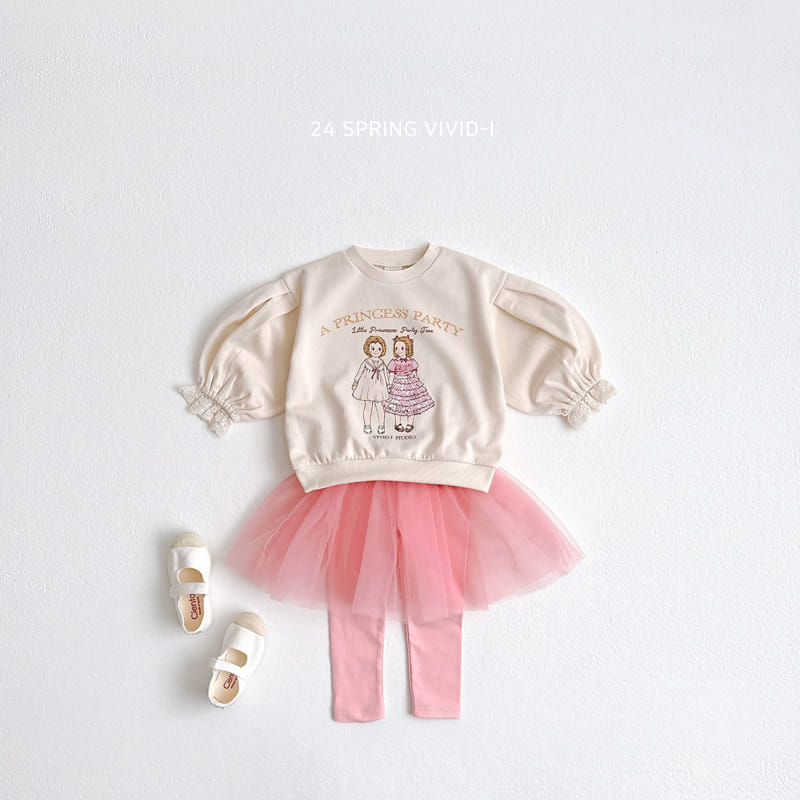 Vivid I - Korean Children Fashion - #kidsstore - Lace Sleeve Sweatshirt - 11