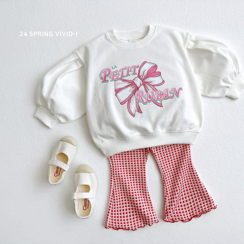 Vivid I - Korean Children Fashion - #kidsshorts - Terry Design Pants - 4