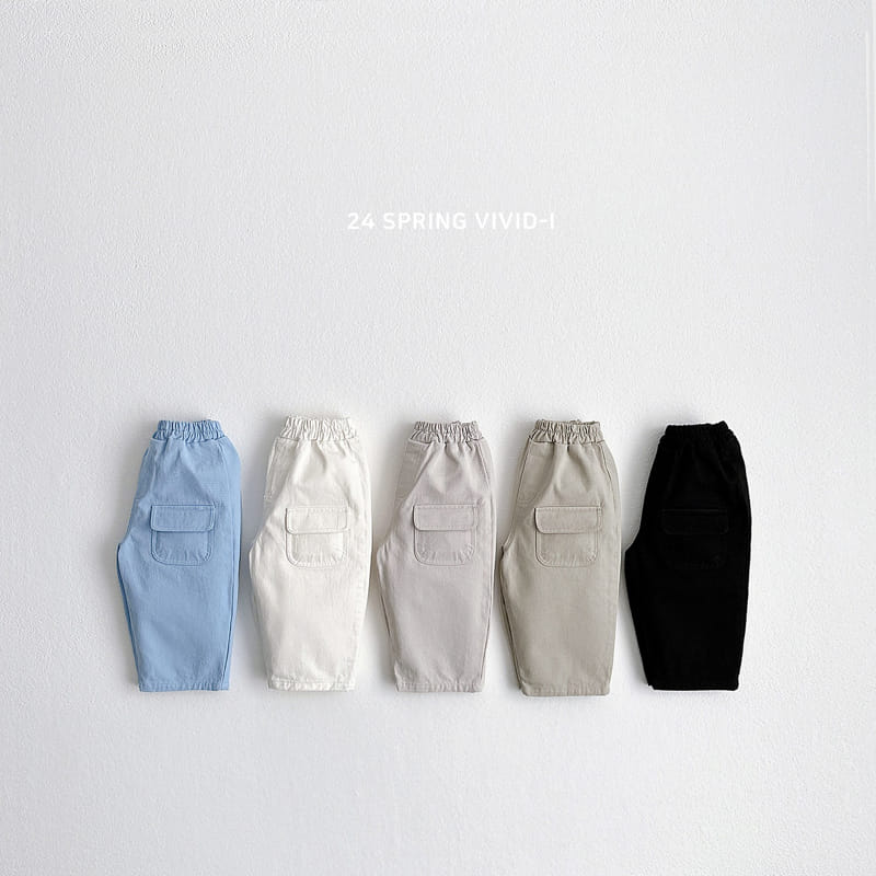 Vivid I - Korean Children Fashion - #kidzfashiontrend - Front Pocket C Pants