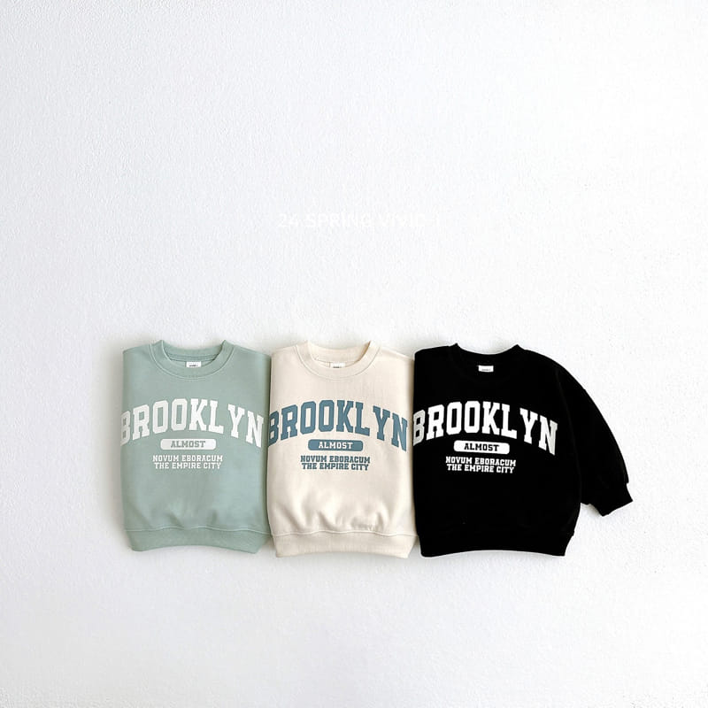 Vivid I - Korean Children Fashion - #littlefashionista - Brooklyn Sweatshirt