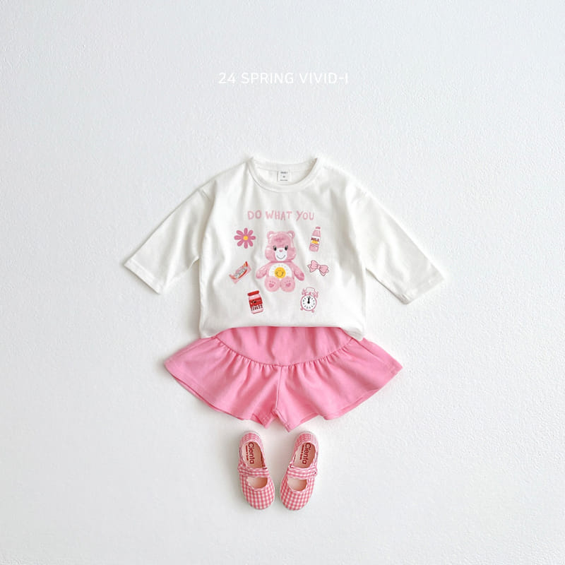 Vivid I - Korean Children Fashion - #magicofchildhood - Bear Check Top Bottom Set - 8