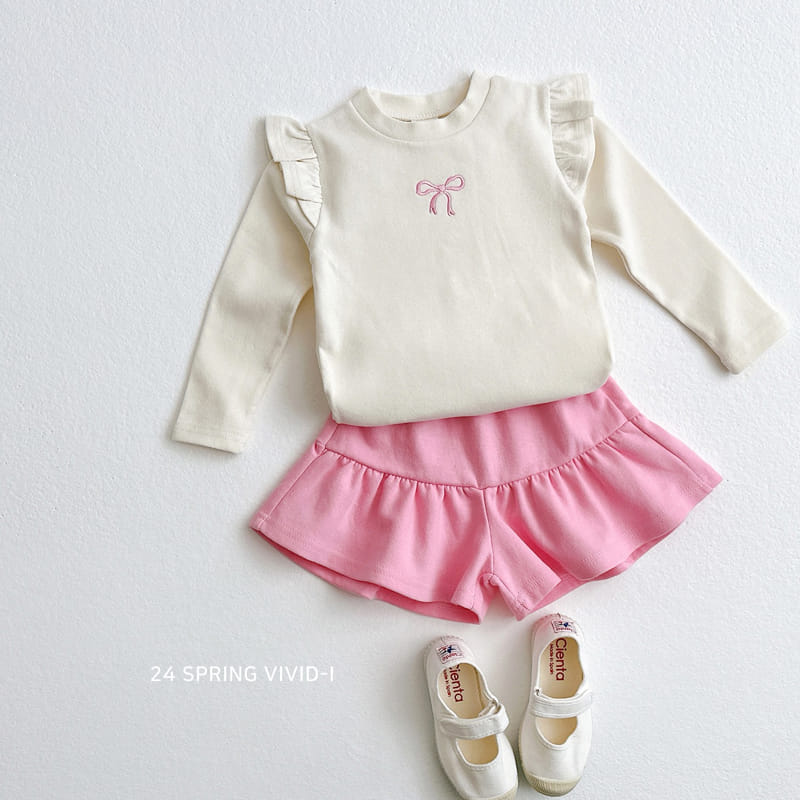 Vivid I - Korean Children Fashion - #littlefashionista - Spring Skirt Pants - 4