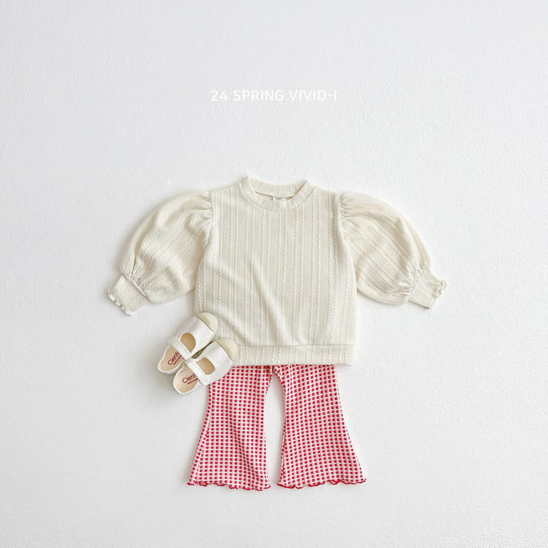 Vivid I - Korean Children Fashion - #magicofchildhood - Terry Design Pants - 8