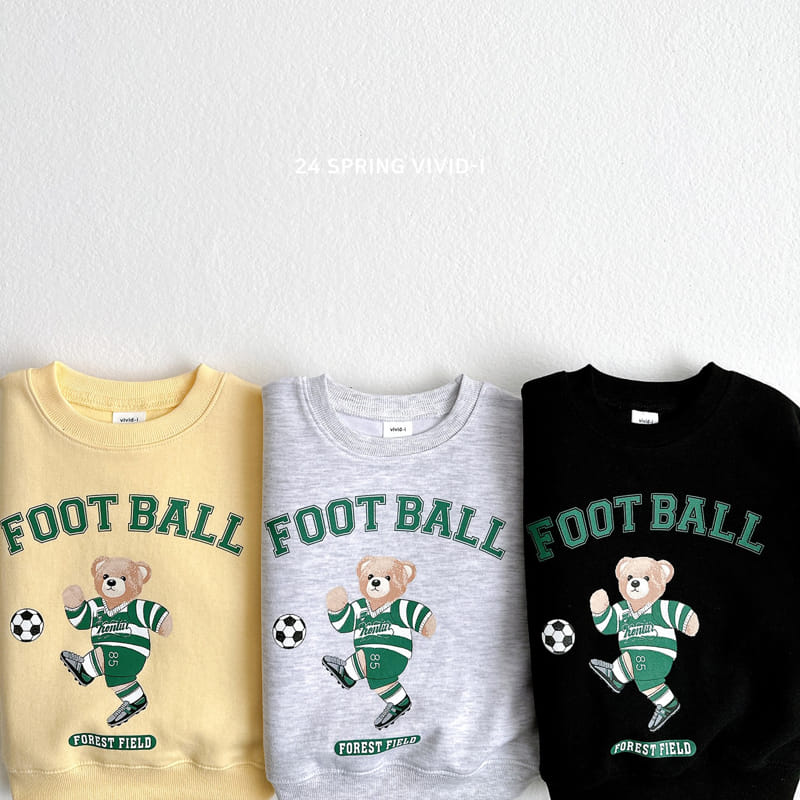 Vivid I - Korean Children Fashion - #minifashionista - Soccer Bear Sweatshirt - 2