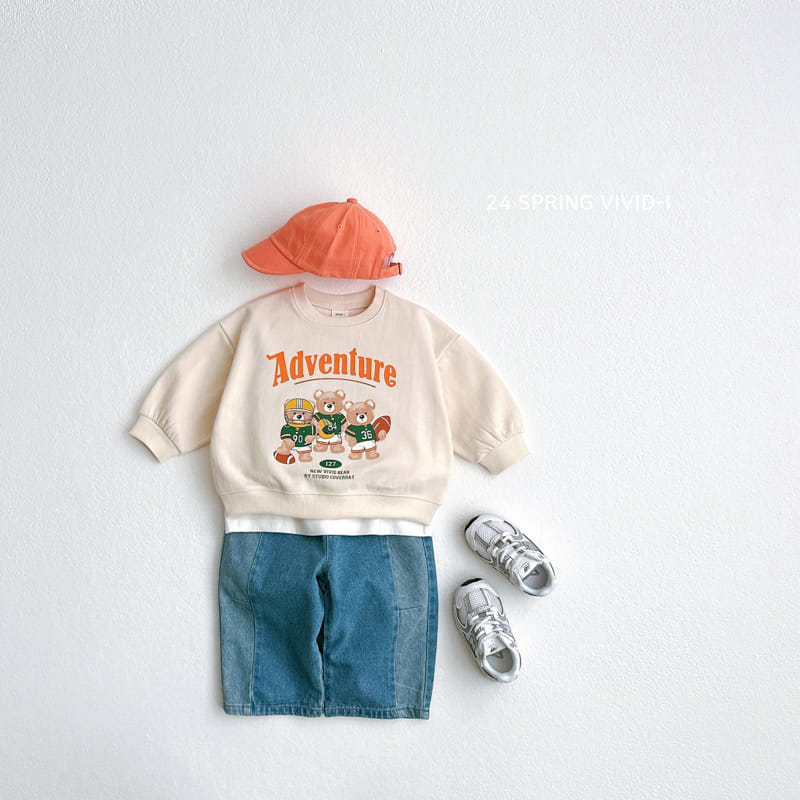 Vivid I - Korean Children Fashion - #toddlerclothing - Dart Slit Jeans - 4