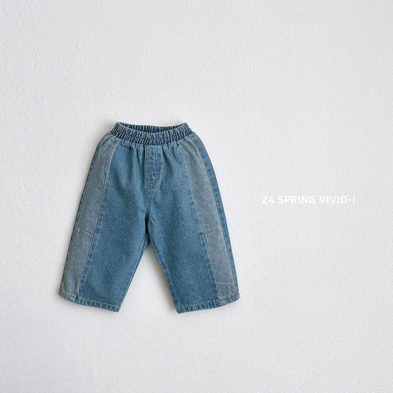 Vivid I - Korean Children Fashion - #todddlerfashion - Dart Slit Jeans - 2