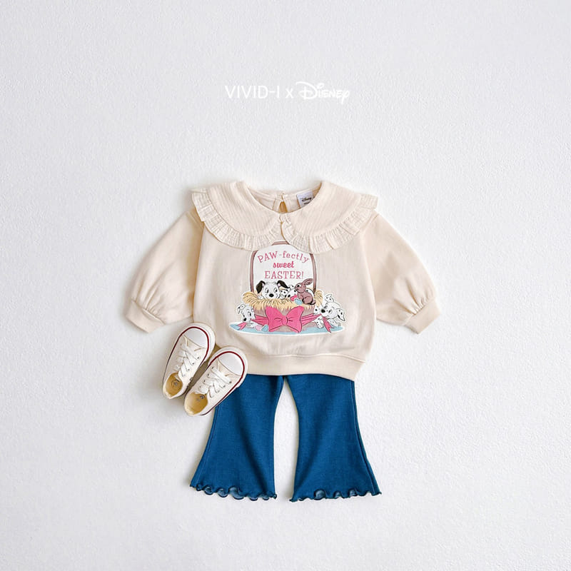 Vivid I - Korean Children Fashion - #toddlerclothing - Dalmatian Collar Sweatshirt - 5