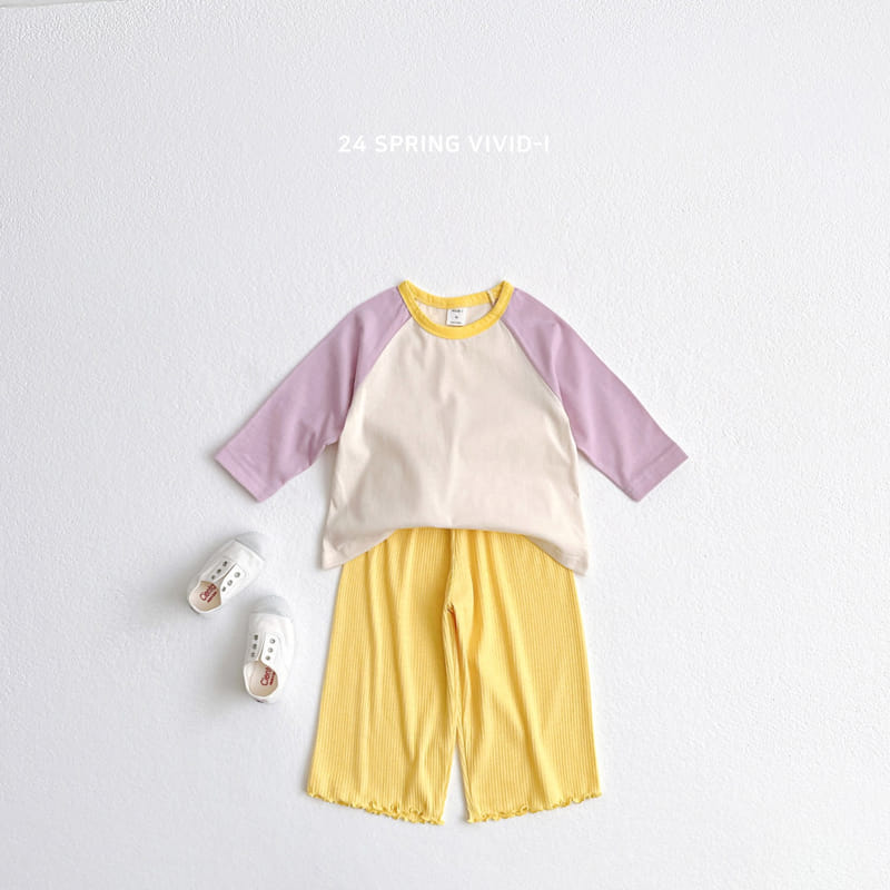 Vivid I - Korean Children Fashion - #toddlerclothing - Frill Terry Wide Pants - 10