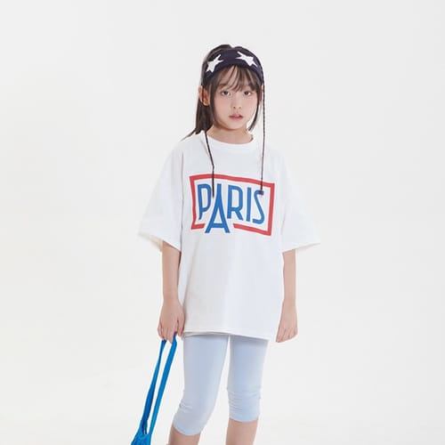 Whitesketchbook - Korean Children Fashion - #childrensboutique - Paris Short Sleeve Tee