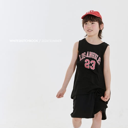 Whitesketchbook - Korean Children Fashion - #designkidswear - Dunk Sleeveless Tee