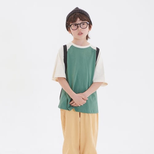Whitesketchbook - Korean Children Fashion - #discoveringself - Raglan Short Sleeve Tee