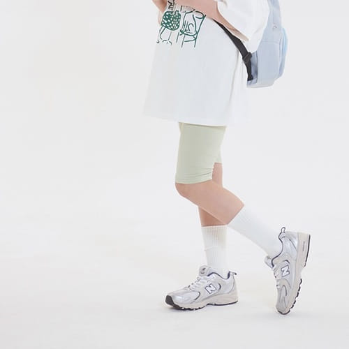 Whitesketchbook - Korean Children Fashion - #discoveringself - New Half Length Leggings 