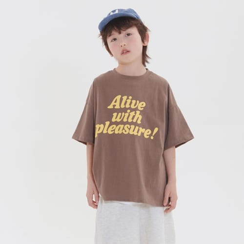 Whitesketchbook - Korean Children Fashion - #littlefashionista - Alive Short Sleeve Tee