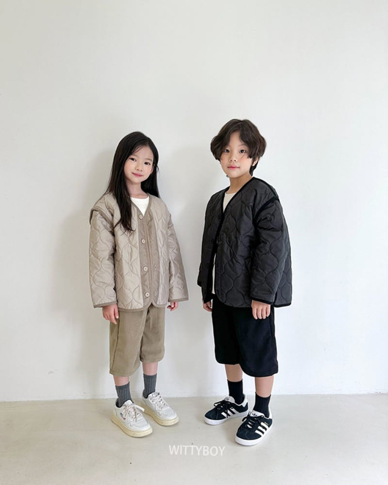 Witty Boy - Korean Children Fashion - #Kfashion4kids - Holic Quilting Jumper - 3