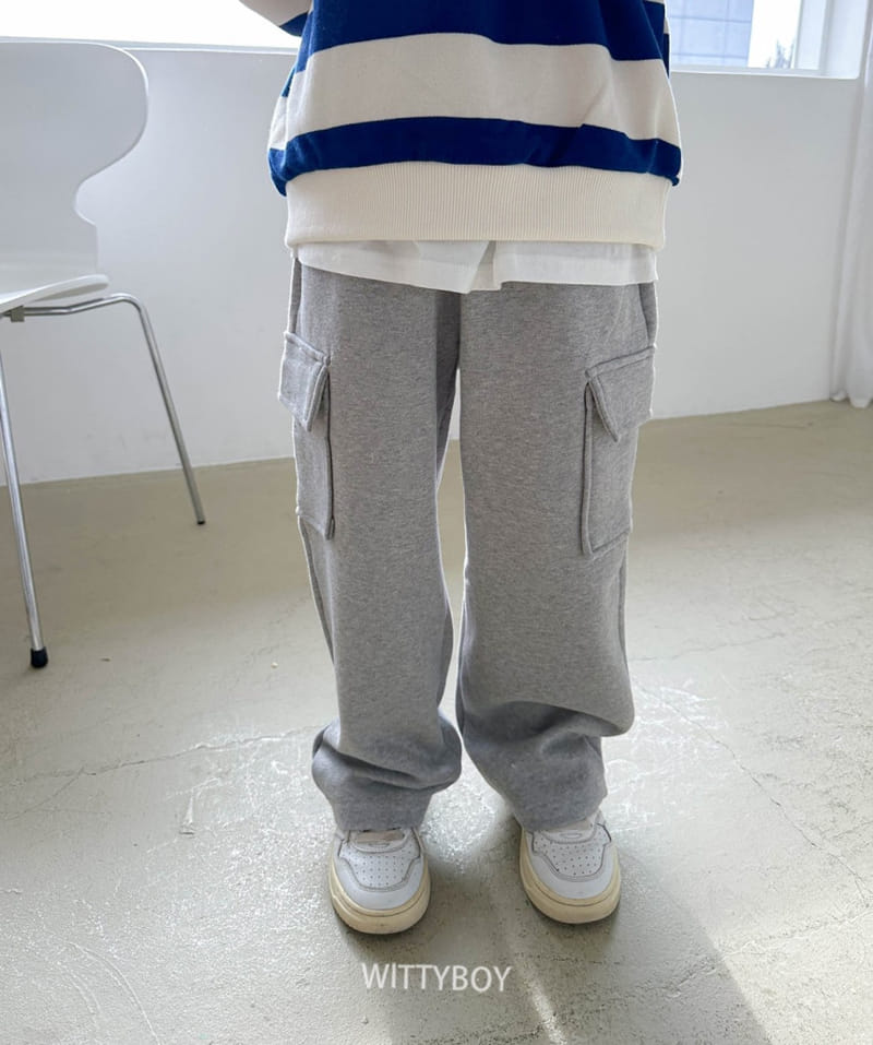 Witty Boy - Korean Children Fashion - #Kfashion4kids - Fuzzy Cargo Pants - 2